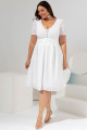 Vestido Midi Ariel Off White