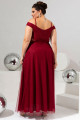 Vestido Longo Perola Marsala