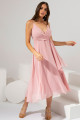 Vestido Midi Luiza Rosa