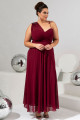 Vestido Longo Cristal Marsala
