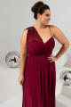 Vestido Longo Cristal Marsala