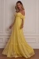 Vestido Festa Madrinha  Amarelo   Longo Ladydress