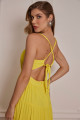 Vestido Festa Madrinha  Amarelo   Longo Ladydress