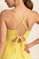 Vestido Festa Madrinha  Amarelo   Longo Ladydress