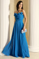 Vestido de Festa Longo Azul Paris Ladydress