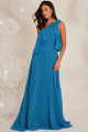 Vestido Festa Madrinha  Azul   Longo Ladydress