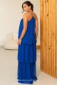  Vestido de Festa Longo Azul Royal Britney Ladydress