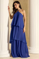  Vestido de Festa Longo Azul Royal Britney Ladydress