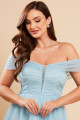 Vestido de Festa Curto Azul Serenity Kylie Ladydress