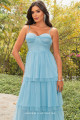 Vestido Festa Madrinha  Azul Serenity   Longo Ladydress