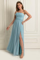 Vestido Festa Madrinha  Azul Serenity   Longo Ladydress