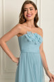 Vestido Festa Madrinha  Azul Serenity   Longo Ladydress