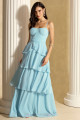 Vestido de Festa Longo Azul Serenity Julie Ladydress