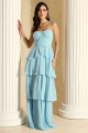 Vestido de Festa Longo Azul Serenity Julie Ladydress
