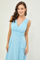 Vestido Festa Madrinha  Azul Serenity   Longo Ladydress