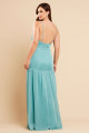 Vestido de Festa Longo Azul Tiffany Donatela Ladydress