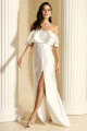 Vestido de Festa Longo Branco Manu Ladydress