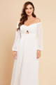 Vestido Longo Camila Branco Ladydress