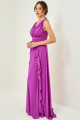 Vestido Festa Madrinha  Fucsia   Longo Ladydress