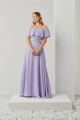 Vestido Festa Madrinha  lavanda   longo Ladydress