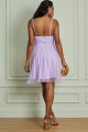 Vestido de Festa Curto Lilás Betsy Ladydress