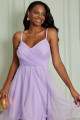 Vestido de Festa Curto Lilás Betsy Ladydress