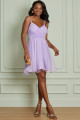 Vestido de Festa Curto Lilás Betsy Ladydress