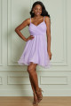 Vestido de Festa Curto Lilás Betsy Ladydress