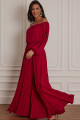 Vestido Festa Madrinha  Marsala    Longo Ladydress