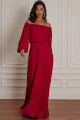 Vestido Festa Madrinha  Marsala    Longo Ladydress