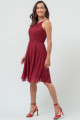 Vestido Curto Nayara Marsala