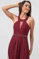 Vestido Longo Anne Marsala