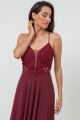 Vestido Longo Cleo Marsala