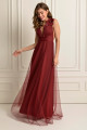Vestido Festa Madrinha  Marsala   Longo Ladydress