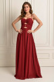 Vestido Festa Madrinha  Marsala   Longo Ladydress