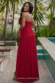 Vestido Festa Madrinha  Marsala   Longo Ladydress