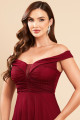 Vestido de Festa Longo Marsala Eloah Ladydress
