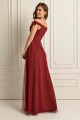 Vestido Festa Madrinha  Marsala   Longo Ladydress