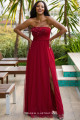 Vestido Festa Madrinha  Marsala   Longo Ladydress