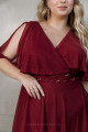 Vestido Festa Madrinha  Marsala   Longo Ladydress