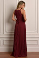 Vestido Festa Madrinha  Marsala   Longo Ladydress