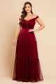 Vestido de Festa Longo Marsala Eloah Ladydress
