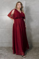 Vestido Festa Madrinha  Marsala   Longo Ladydress