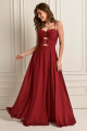 Vestido Festa Madrinha  Marsala   Longo Ladydress