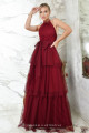 Vestido Festa Madrinha  Marsala   Longo Ladydress