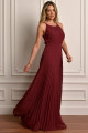 Vestido Festa Madrinha  Marsala   Longo Ladydress