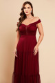 Vestido de Festa Longo Marsala Eloah Ladydress