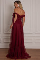 Vestido Festa Madrinha  Marsala   Longo Ladydress