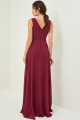 Vestido Festa Madrinha  Marsala   Longo Ladydress
