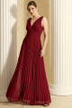 Vestido de Festa Longo Marsala Melina Ladydress